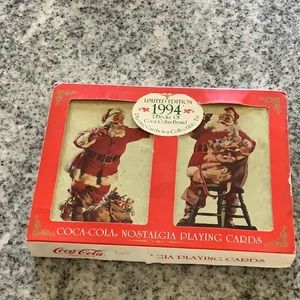 Nostalgia 1994 Coca-cola playing cards.  Never opened!